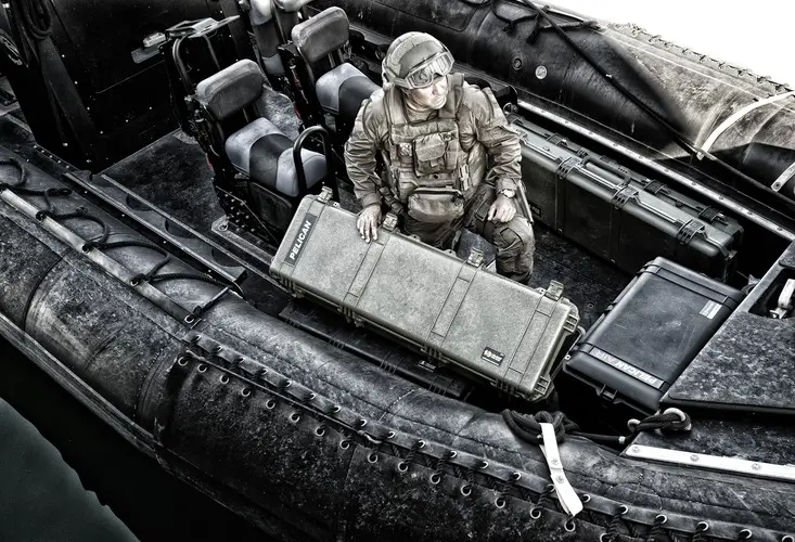 Pelican Protector hard case used by Police and Emergency Services