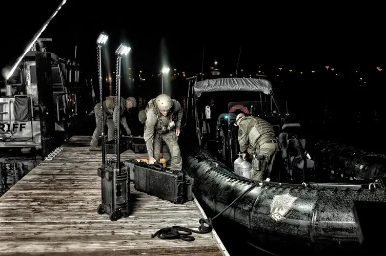Pelican Remote Area Lighting System deployed on a defence operation